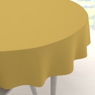 Dekorační kulatý ubrus Rongo RG-098 Hořčicový - Biante.cz