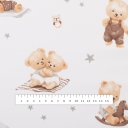 Dětská bavlněná látka/plátno Sandra SA-732 Medvědí miminka na bílém - šířka 160 cm - detail 3 - Biante.cz