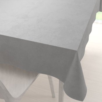 Velký sametový obdélníkový ubrus Velvet Premium SVP-027 Světle šedý - Biante.cz