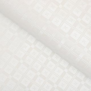 PVC obrus Biele vzorované kocky PV-130 - metráž š. 140 cm - Biante.sk