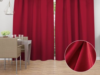Sametový závěs Velvet Premium SVP-049 Jahodově červený - šířka 135 cm - Biante.cz Sametový závěs Velvet Premium SVP-049 Jahodově červený - šířka 135 cm - Biante.cz