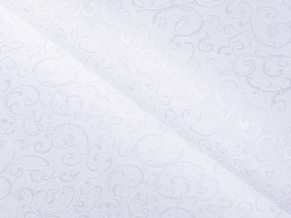 Teflonová látka na ubrusy TF-078 Ornamenty - studená bílá - šířka 160 cm - Biante.cz Teflonová látka na ubrusy TF-078 Ornamenty - studená bílá - šířka 160 cm - Biante.cz