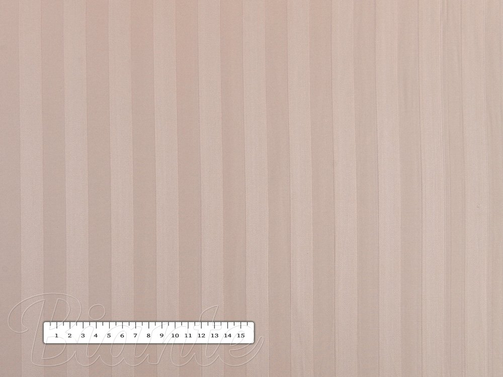 Damašek Atlas Gradl pudrově béžový - proužky 2 cm DM-017 - metráž šířka 150 cm - detail 2 - Biante.cz Damašek Atlas Gradl pudrově béžový - proužky 2 cm DM-017 - metráž šířka 150 cm - detail 2 - Biante.cz