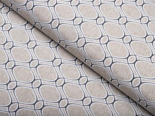 Dekorační látka Leona LN-124 Geometrický vzor na režném - šířka 140 cm - Biante.cz Dekorační látka Leona LN-124 Geometrický vzor na režném - šířka 140 cm - Biante.cz