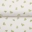 Mušelín dvojitá gázovina MSN-081 Zelené větvičky na bílém - metráž šířka 160 cm - detail 5 - Biante.cz