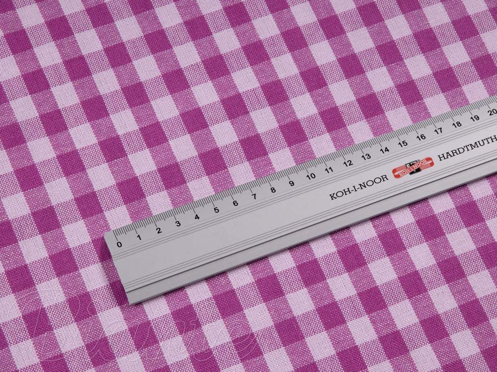 Bavlněná látka Olivia OL-020 Fialová kostka malá - šířka 150 cm - detail 5 - Biante.cz