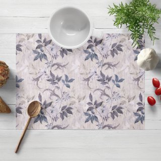 Dekorační prostírání na stůl PML-053 Pnoucí lístky na béžovém - Biante.cz