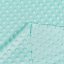 Dětská látka Minky TOP 3D puntíky MKP-055 Světle mintová - šířka 170 cm - detail 3 - Biante.cz