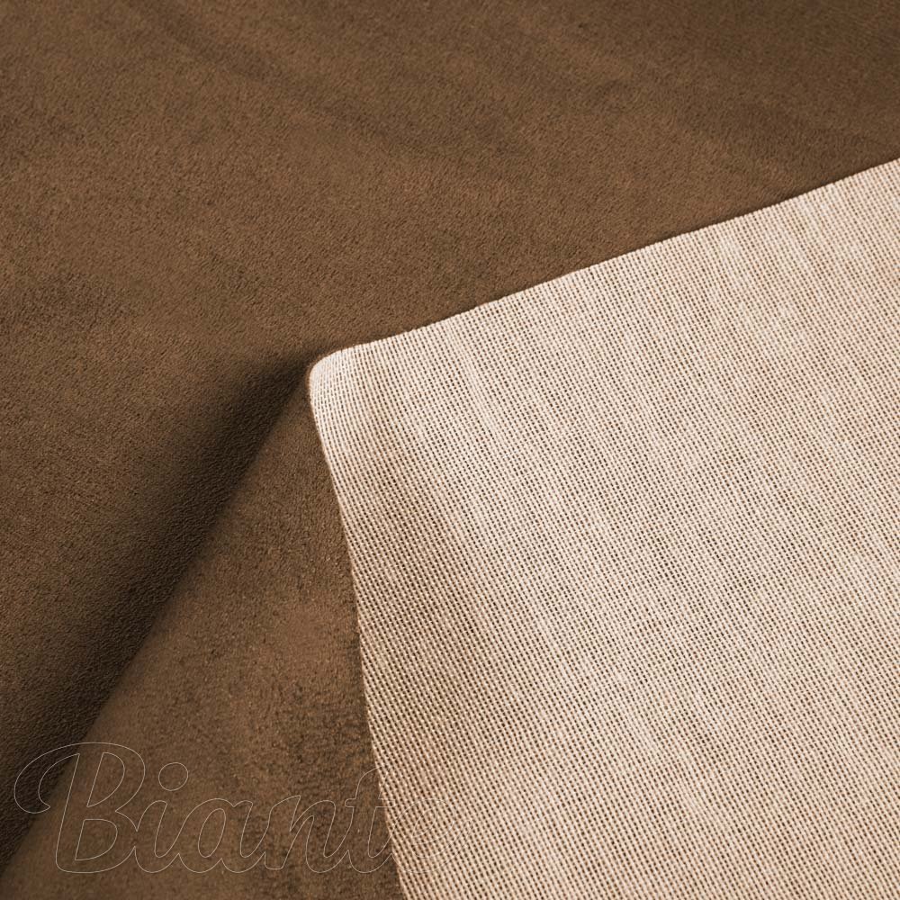 Poťahová látka/imitácia brúsenej kože Alcantara ALC-022 Hnedá - šírka 145 cm - detail 5 - Biante.sk