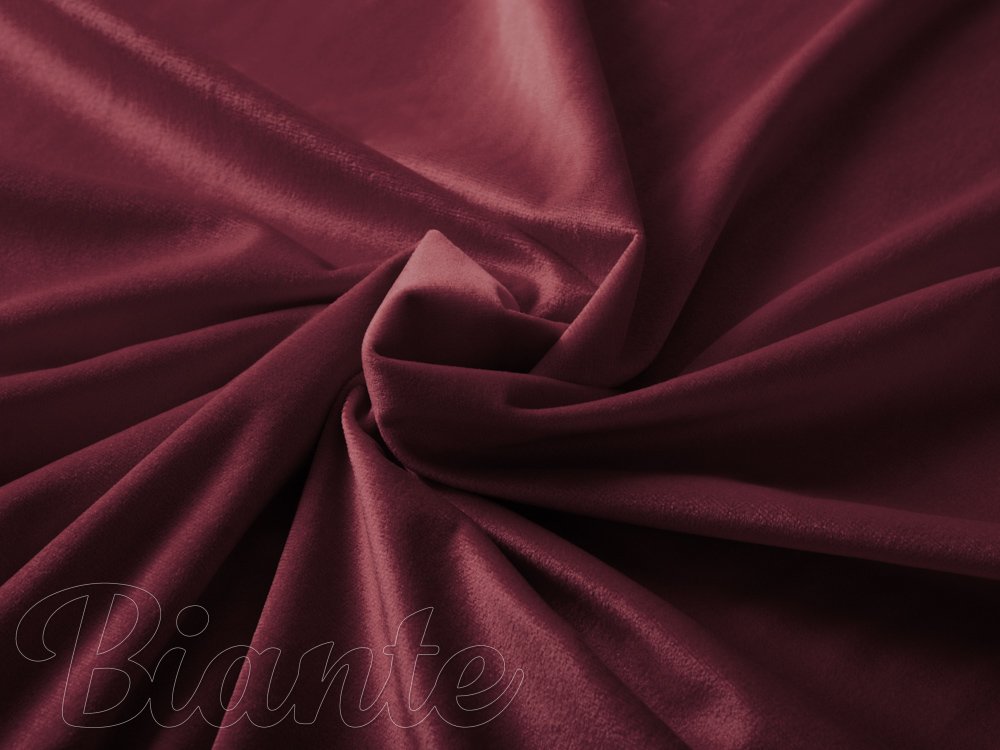 Sametová látka Velvet Premium SVP-010 Tmavě vínová - šířka 145 cm a 280 cm - detail 1 - Biante.cz Sametová látka Velvet Premium SVP-010 Tmavě vínová - šířka 145 cm a 280 cm - detail 1 - Biante.cz