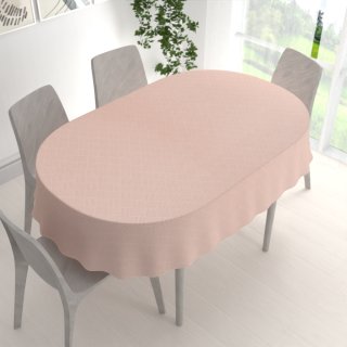 Teflonový oválný ubrus Milano TF-048 - světle růžový - detail 1 - Biante.cz