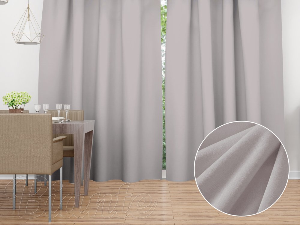 Sametový závěs Velvet Premium SVP-018 Světle šedý - šířka 135 cm - Biante.cz Sametový závěs Velvet Premium SVP-018 Světle šedý - šířka 135 cm - Biante.cz