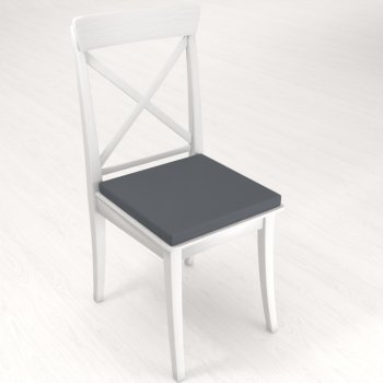 Čtvercový podsedák Rongo RG-017 Tmavě šedý - 38x38x3 cm - detail 1 - Biante.cz Čtvercový podsedák Rongo RG-017 Tmavě šedý - 38x38x3 cm - detail 1 - Biante.cz