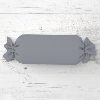 Polštář válec bonbon Rongo RG-068 Šedý - Biante.cz