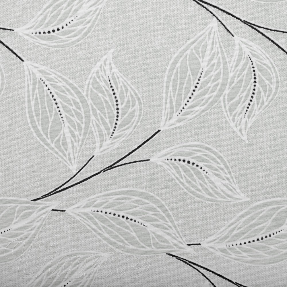 Dekorační látka Leona LN-165 Pnoucí lístky na šedém - šířka 140 cm a 280 cm - detail 5 - Biante.cz