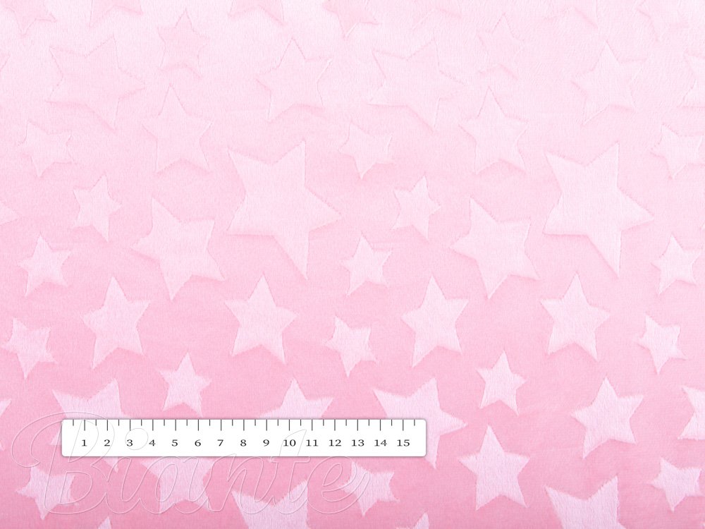 Dětská látka Minky hladká MKH-005 Hvězdičky - Světle růžová - šířka 150 cm - detail 4 - Biante.cz Dětská látka Minky hladká MKH-005 Hvězdičky - Světle růžová - šířka 150 cm - detail 4 - Biante.cz
