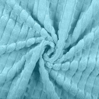 Látka Minky kostky MKK-006 Světle modrá - šířka 165 cm - detail 1 - Biante.cz Látka Minky kostky MKK-006 Světle modrá - šířka 165 cm - detail 1 - Biante.cz