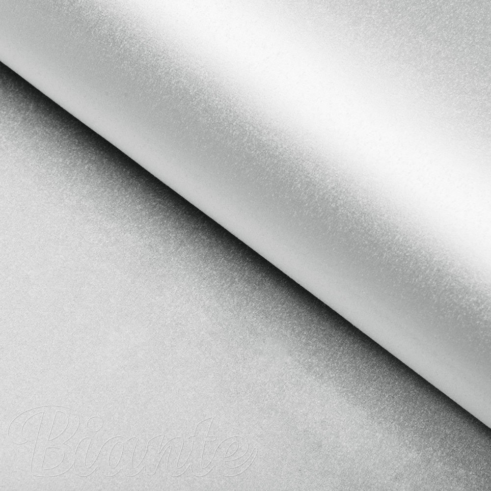 Látka polyesterový satén LUX-011 Stříbrná - šířka 150 cm - detail 2 - Biante.cz