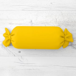 Vankúš valec bonbon Rongo RG-029 Sýto žltý - Biante.sk