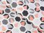 Dekorační látka Leona LN-031 Lososovo-šedé hexagony - šířka 140 cm - detail 1 - Biante.cz