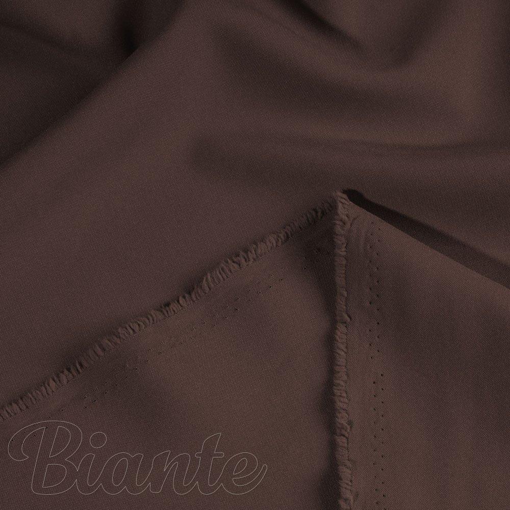 Dekorační jednobarevná látka Rongo RG-015 Tmavě hnědá - šířka 150 cm - detail 2 - Biante.cz