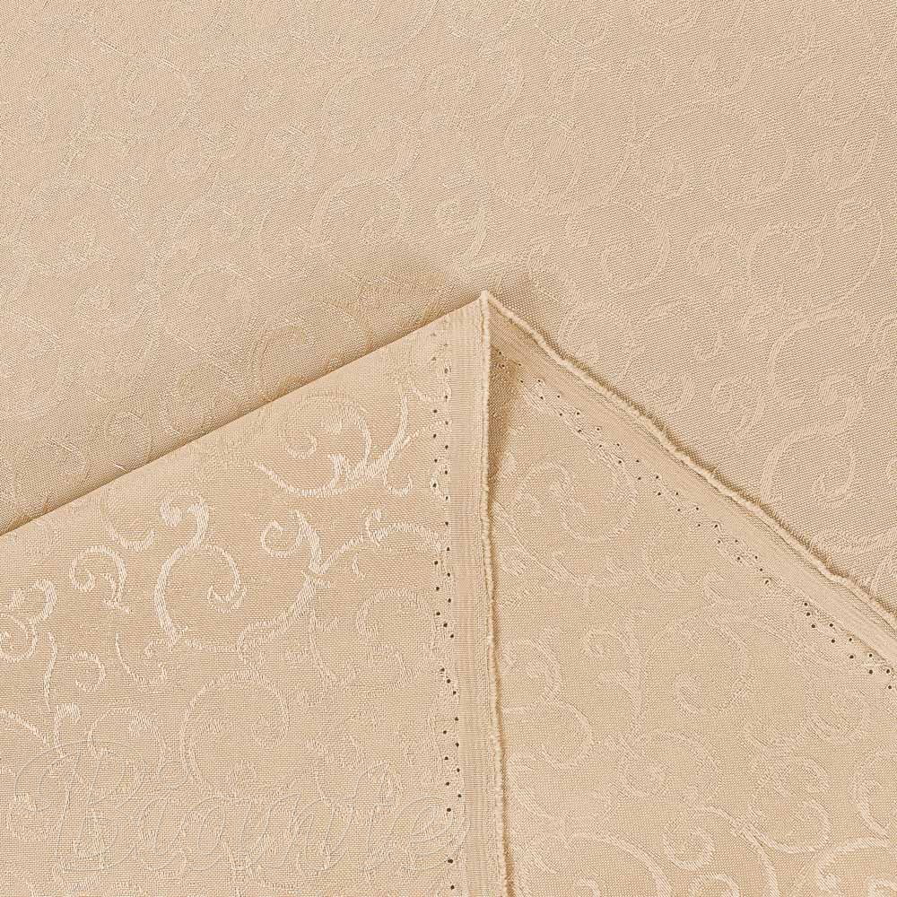 Teflonová látka na ubrusy TF-092 Ornamenty - béžová light - šířka 160 cm - detail 3 - Biante.cz