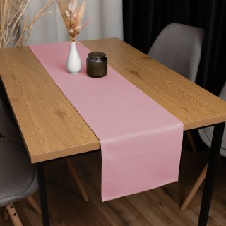 Dekorační běhoun na stůl BKS-413 Pudrově růžový - 2.JAKOST - detail 1 - Biante.cz