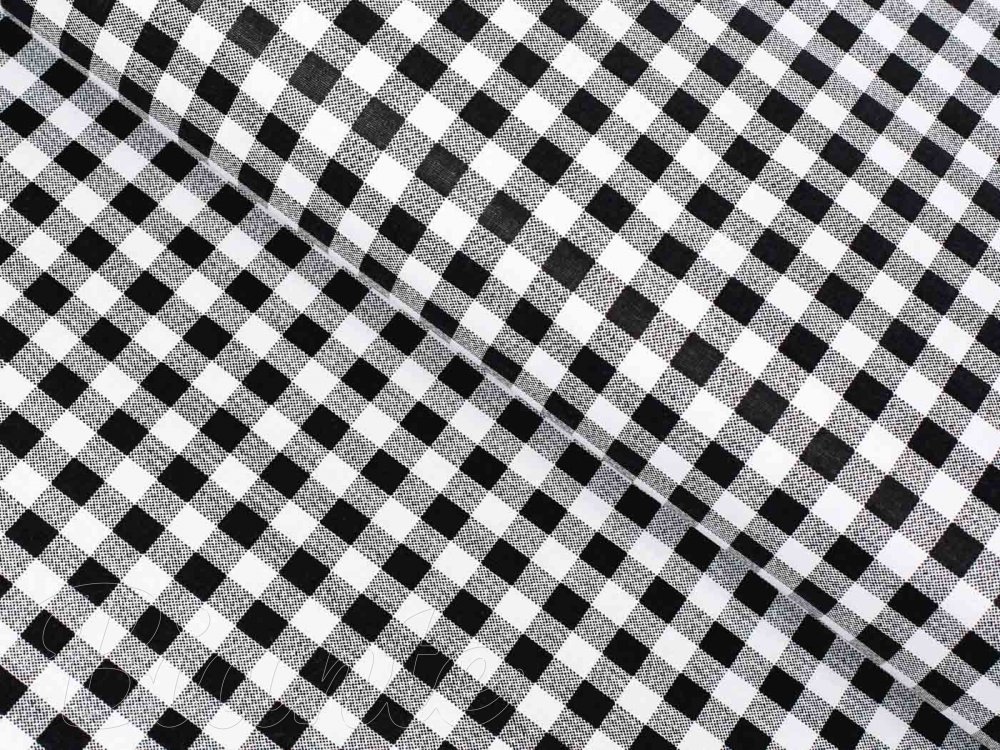 Bavlněná látka/plátno Sandra SA-060 Černo-bílé kostičky - šířka 145 cm - detail 1 - Biante.cz Bavlněná látka/plátno Sandra SA-060 Černo-bílé kostičky - šířka 145 cm - detail 1 - Biante.cz