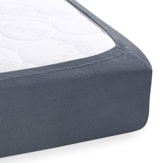 Froté napínací prostěradlo FR-029 Antracitově šedé - detail 1 - Biante.cz