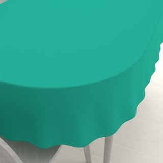 Dekorační oválný ubrus Rongo RG-091 Tyrkysově zelený - Biante.cz