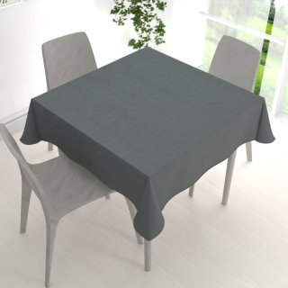 Čtvercový ubrus/imitace broušené kůže Alcantara ALC-019 Antracitově šedý - detail 1 - Biante.cz Čtvercový ubrus/imitace broušené kůže Alcantara ALC-019 Antracitově šedý - detail 1 - Biante.cz