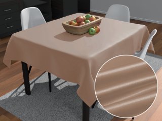 Saténový čtvercový ubrus polyesterový Satén LUX-064 Béžovohnědý - Biante.cz Saténový čtvercový ubrus polyesterový Satén LUX-064 Béžovohnědý - Biante.cz