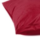 Sametový povlak na polštář Velvet Premium SVP-049 Jahodově červený - detail 2 - Biante.cz