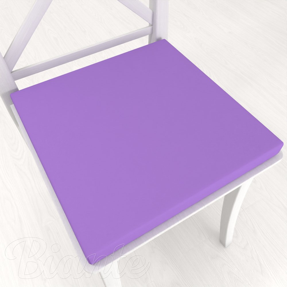 Štvorcový podsedák Rongo RG-038 Svetlo fialový - 38x38x3 cm - Biante.sk