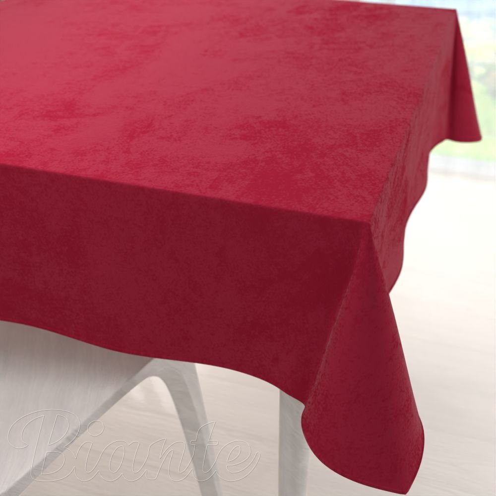 Sametový čtvercový ubrus Velvet Premium SVP-007 Malinově červený - Biante.cz