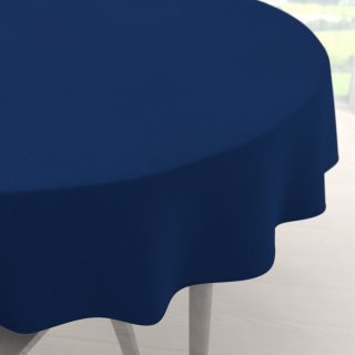 Dekorační kulatý ubrus BKS-411 Námořnická modrá - Biante.cz