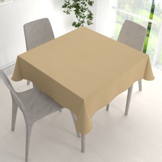 Dekorační čtvercový ubrus BKU-107 Pískově béžový - detail 1 - Biante.cz Dekorační čtvercový ubrus BKU-107 Pískově béžový - detail 1 - Biante.cz