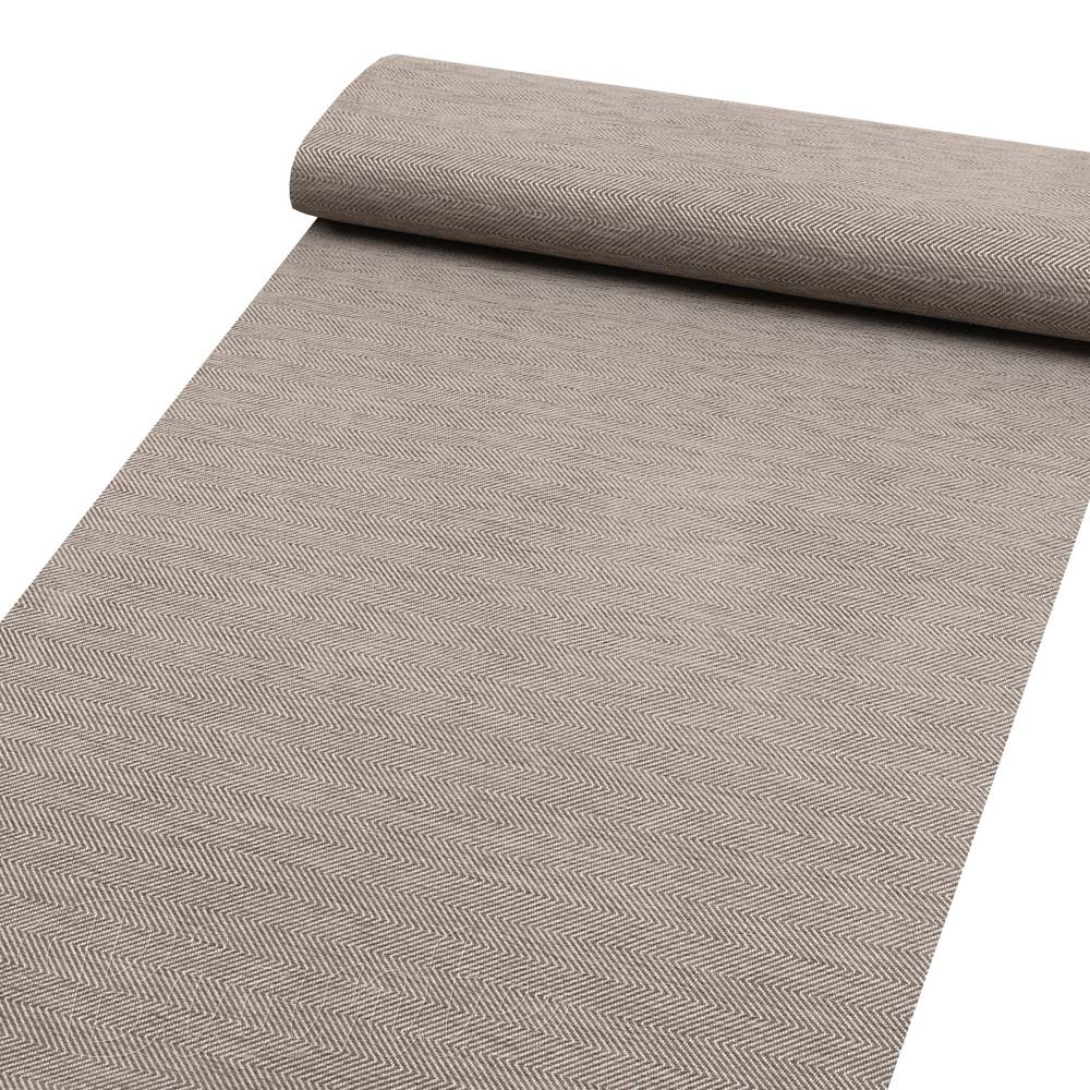100% zatemňovacia látka Blackout BKM-302 Sivohnedé cik-cak pásiky - šírka 315 cm - detail 4 - Biante.sk