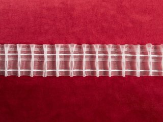 Řasící stuha RS-005 vlnky - šířka 5 cm - řasení 1:2 - Biante.cz