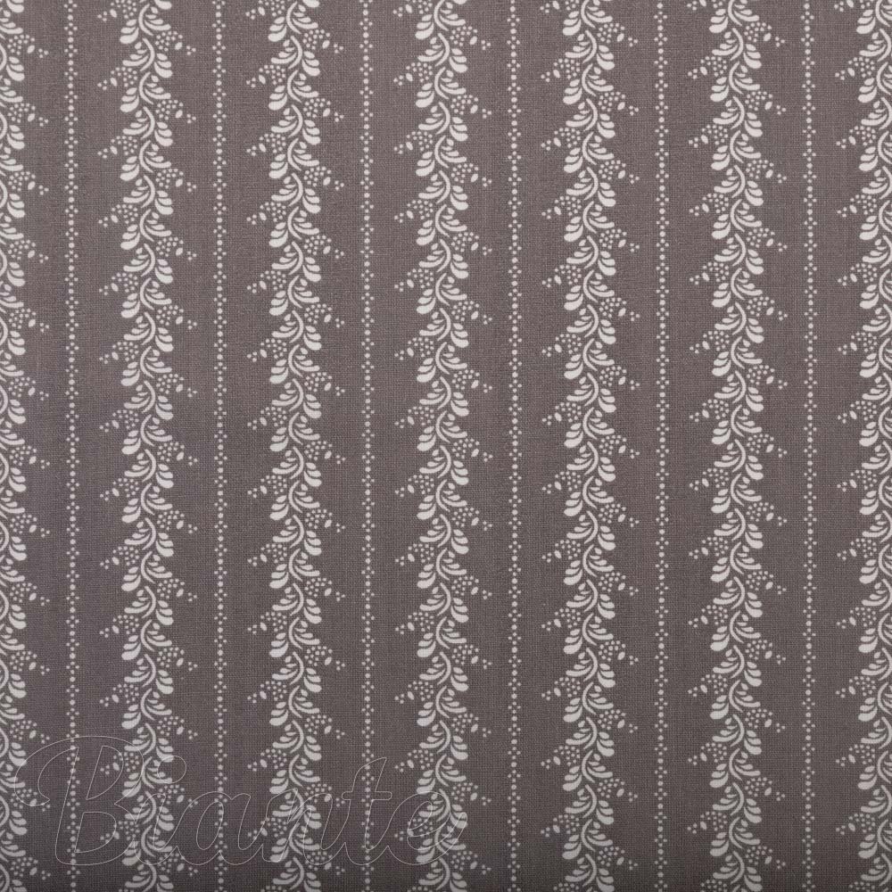 Bavlněná látka/plátno Sandra SA-675 Lidový vzor na tmavě šedém - šířka 140 cm - detail 5 - Biante.cz