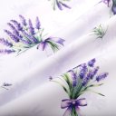 Teflonová látka na ubrusy TF-128 Snítky levandulí na bílém - šířka 155 cm - detail 3 - Biante.cz