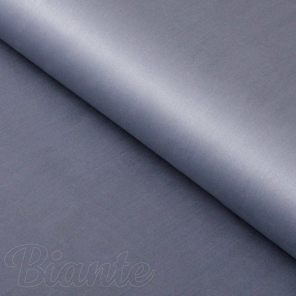 Látka bavlněný satén ST-003 Modrošedá - šířka 280 cm - Biante.cz