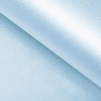 Látka polyesterový satén LUX-062 Světle modrá - šířka 150 cm - detail 2 - Biante.cz