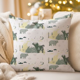 Zamatová obliečka na vankúš Tamara TMR-031 Medvede v horách - Biante.sk Zamatová obliečka na vankúš Tamara TMR-031 Medvede v horách - Biante.sk