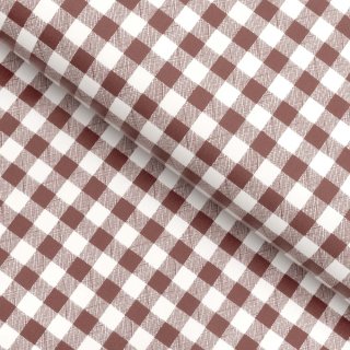 PVC obrus Hnedo-biela kocka 12x12 mm PV-108 - metráž š. 140 cm - Biante.sk PVC obrus Hnedo-biela kocka 12x12 mm PV-108 - metráž š. 140 cm - Biante.sk