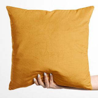Sametový povlak na polštář Velvet Premium SVP-008 Medový - Biante.cz Sametový povlak na polštář Velvet Premium SVP-008 Medový - Biante.cz