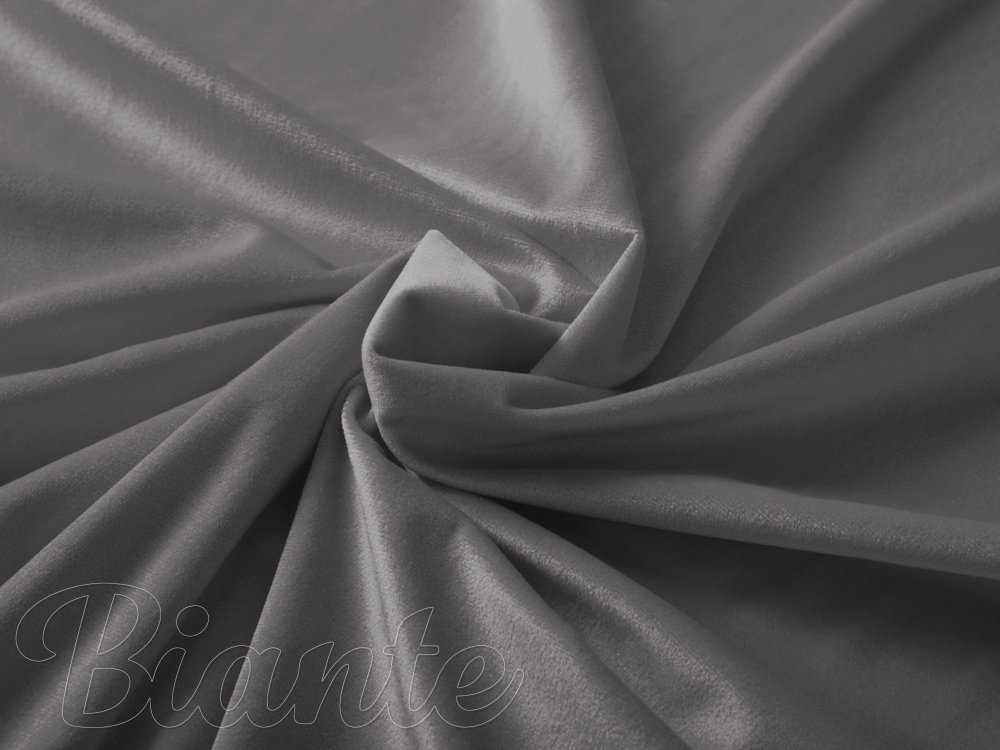 Sametová látka Velvet Premium SVP-017 Tmavě šedá - šířka 145 cm a 280 cm - detail 1 - Biante.cz Sametová látka Velvet Premium SVP-017 Tmavě šedá - šířka 145 cm a 280 cm - detail 1 - Biante.cz
