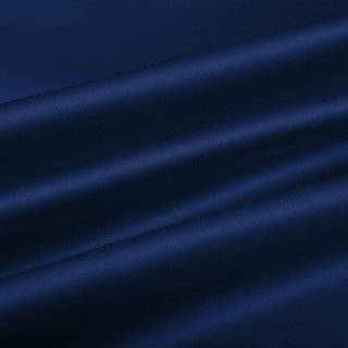Látka polyesterový satén LUX-047 Námořnická modrá - šířka 150 cm