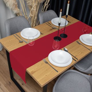 Dekorační běhoun na stůl Rongo RG-087 Jahodově červený - detail 1 - Biante.cz