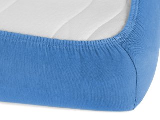 Jersey napínacie prestieradlo na vysoký matrac JR-015 Svetlo modré - detail 1 - Biante.sk Jersey napínacie prestieradlo na vysoký matrac JR-015 Svetlo modré - detail 1 - Biante.sk